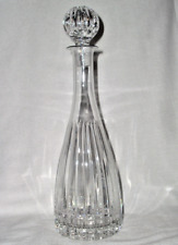 MCM *Arnolfo Di Cambio RIBBED CRYSTAL DECANTER Italy 13.5" *Brilliant & Stunning