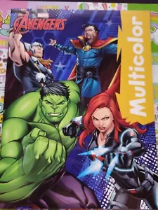 Malbuch Marvel AVENGERS Multicolor DIN A4 Ausmalheft für Kinder Ausmalspaß - Bild 1 von 1