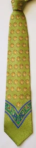 VERSACE KRAWATTE - Gr. 57" - MEDUSA MEDAILLE BAROCK V-MOTIV ITALIEN VINTAGE 90ER - GEBRAUCHT - Bild 1 von 13