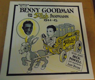 33RPM Sunbeam Benny Goodman - On the Fitch Bandwagon 1944-45, high-grade NM - Image 1 of 4
