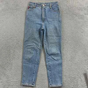 Vintage Bongo Jeans Damen 9 Blau High Waist 90s Mom Denim 28x30 Tapered Skate - Bild 1 von 13
