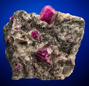 Korund var Rubin, Mysore District, Karnataka, Indien 2212-094 - Bild 1 von 4