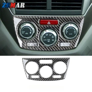 Cubierta de panel de aire acondicionado de consola de fibra de carbono para Subaru Forester 09-13 - Imagen 1 de 10