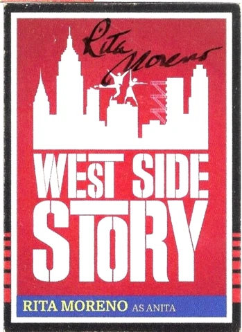 West Side Story RITA MORENO SIGNED Custom Card - ANITA 3 Cover