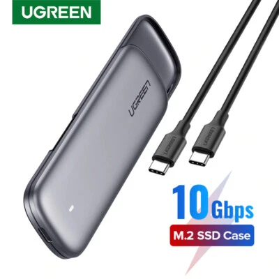 Ugreen M.2 NVMe 10Gbps SSD Enclosure USB Type C 3.1 Gen2 Thunderbolt 3 M+B M-Key - Image 1 of 4