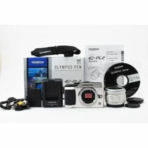 OLYMPUS PEN E-PL2 Lens Kit  Silver - Picture 1 of 9