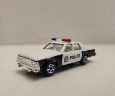 PlayArt Road Kings Chevy Caprice Police Car Sedan White & Black w/Lights VTG VGC