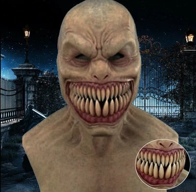 Halloween Horror Classic Lustige Latex Vollkopfmaske Kopfbedeckung Scary Mask DE - Bild 1 von 4