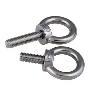 304 Stainless Steel Longer eyebolts Lifting eyebolts bolt eye M3M4M5M6M81012-M24 - Picture 1 of 6