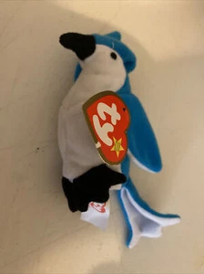 Ty Teenie Beanie Baby Rocket the Blue Jay - Picture 1 of 2