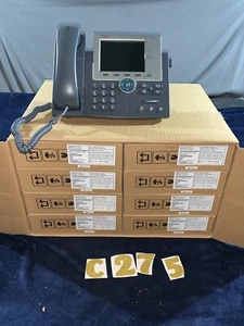 Case of 8 Cisco 7945G IP Phones CP-7945G w/ Handsets – New Sealed Bulk Lot - Picture 1 of 7