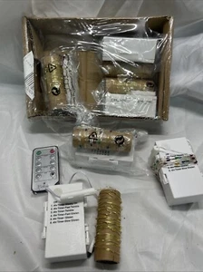(QVC) Bethlehem Lights Set of 8 White/Colored Indoor 8' Fairy Lights with Remote - Picture 1 of 7