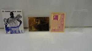 1996 SHAQUILLE O'NEAL SCOREBOARD 23kt Gold Karte SER. # 011 von 10.000 NEU - Bild 1 von 9
