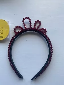 Simone Rocha red beaded wiggle tiara/aliceband - Picture 1 of 6