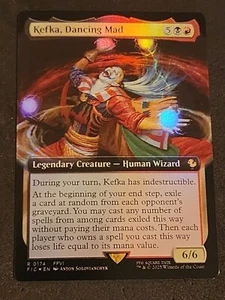 MTG - Final Fantasy - Kefka, Dancing Mad - FOIL - Extended art - NM - Picture 1 of 1