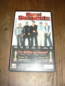 Usual Suspects VHS Videocassette Gabriel Byrne Kevin Spacey Stephen Baldwin - Foto 1 di 3