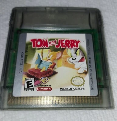 NINTENDO Vintage Tom and Jerry Game Boy Color Game 1999 Tested Works Cartridge - Image 1 of 4