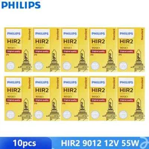 10pcs Philips Vision HIR2 9012 12V 55W PX22d Original Light Car Halogen Headlamp - Picture 1 of 8