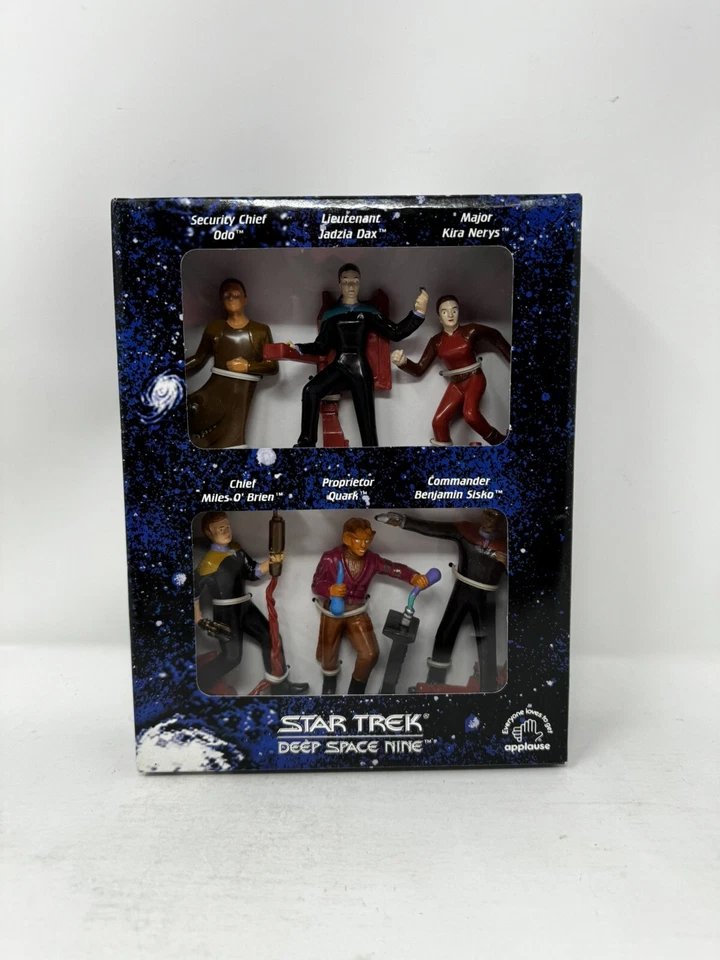 1994 Star Trek Deep Space Nine Set of 6 Collectible Figurines by Applause