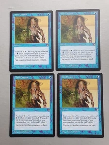 Mind Games x4 PLAYSET , MTG Stronghold (1998). Common Blue Instant NM - Picture 1 of 2