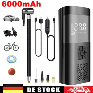 150PSI LCD-Elektrische Akku Luftpumpe Auto Reifen Druckluft Fahrrad Kompressor - Bild 1 von 13