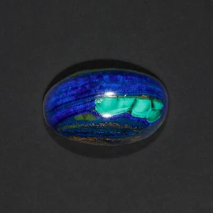 31x19mm Azurita con Malaquita Alta Cúpula Alta Calidad Superior Coleccionable, Altai - Imagen 1 de 6