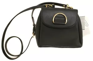 Borsa a tracolla piccola in pelle PU nera nuova con etichetta Street Level Jan19-3 - Foto 1 di 6