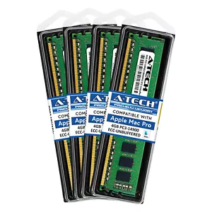 16GB Kit 4X 4GB Mac Pro Late 2013 A1481 ME253LL/A MD878LL/A MacPro6,1 Memory Ram - Picture 1 of 5