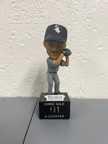 Chris Sale K Counter Bobblehead! White Sox Red Sox Rare! NO BOX Cover