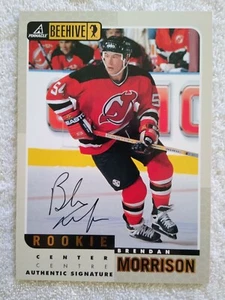 1998 Pinnacle Beehive Brendan Morrison 5x7 Autographed Photo Rookie Card Devils - Picture 1 of 2