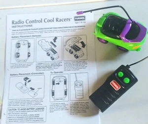 Vintage PLAYSKOOL REMOTE CONTROL COOL RACER CAR - Hasbro Chrildren's Toy - 1995  - Picture 1 of 9