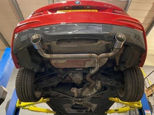 PIPE DYNAMICS BMW 218i F22/F23 CONVERSIÓN DOBLE SALIDA CAJA TRASERA BORRAR ESCAPE - Imagen 1 de 17