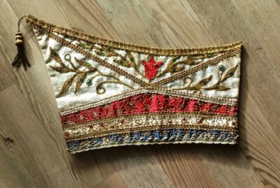 Gattino, berretto da buffone, nave broccato, carnevale, carnevale, ANTICO, MOLTO ANTICO  - Immagine 1 di 4