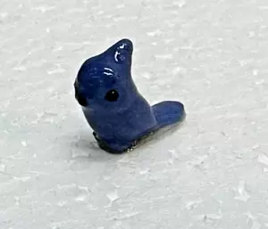 Kleine Hagen Renaker Vogeltränke Bluebird Miniatur Figur Schmuckstück Keramik - Bild 1 von 5