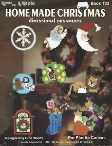 Homemade Christmas Dimensional Ornaments - Plastic Canvas Instruction Booklet - Picture 1 of 2