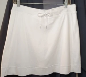 Falda Tenis Deportiva Jones New York Mujer Talla Pequeña Algodón Blanco - Imagen 1 de 9