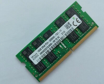 SK Hynix 16GB DDR4 3200 Laptop ECC SODIMM RAM 2Rx8 PC4-25600 HMA82GS7DJR8N-XN - Image 1 of 4