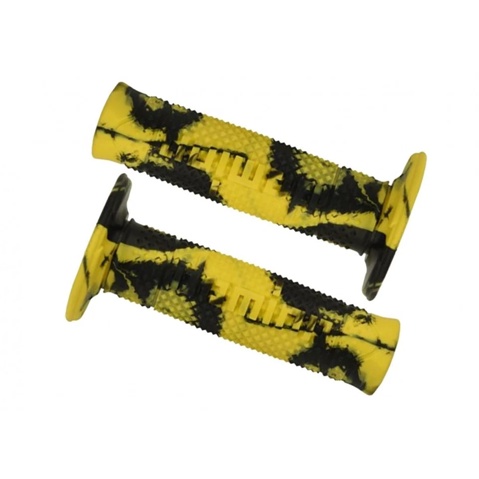 Empuñaduras Domino Snake 22 mm amarillo/negro 7/8" para Suzuki PE250 N 1978 a 1979 Foto 1 de 3