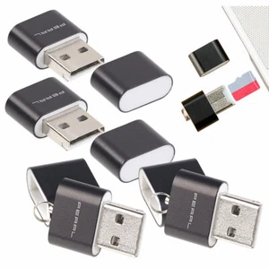PEARL 4er Pack Mini-Cardreader für microSD(HC/XC)-Karten bis 128 GB & USB - Bild 1 von 8