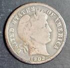 1902-O Barber Liberty Dime old New Orleans silver tough collection date k380