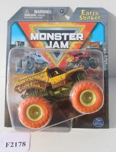 Monster Jam 1:64 Series 6 Yellow Earth Shaker Monster Truck FNQHotwheels F2178 - Picture 1 of 6