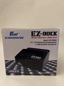 Kingwin EZD-2535 EZ-Dock 2.5-Inch/3.5-Inch SATA Hard Drive Dock - Picture 1 of 6
