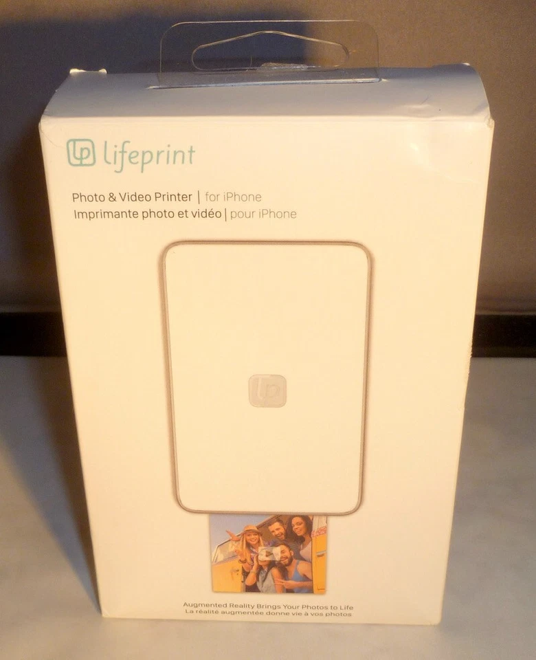 LIFEPRINT 2x3 Portable Photo/Video Printer for iPhone (iOS)  /Android - White - Image 1 of 4
