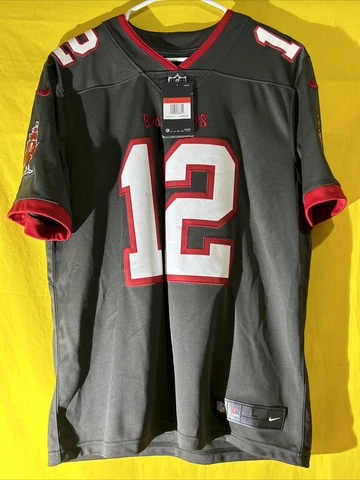 NWT NFL NIKE Tom Brady #12 Tampa Bay Buccaneers Football Jersey Size Large Cover