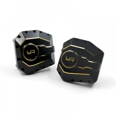 Yeah Racing AXSC-103BK Brass Diff Cover 38g (2) for Axial SCX10 PRO & SCX10 III - Image 1 of 4