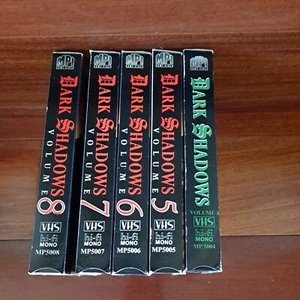 5 Dark Shadows VHS tested 4 5,6,7 and 8. - Picture 1 of 4