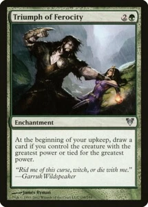 4 Triumph of Ferocity 4x x4 - LP - Avacyn Restored - SPARROW MAGIC - Picture 1 of 1