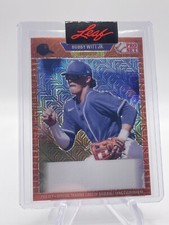 BOBBY WITT JR LEAF 1/1 UNSIGNED PROOF KC ROYALS 