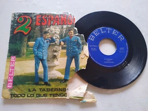 2 Españoles La Tabernera 1970 Belter - Single LP Vinyl 7" G-/G+ - Picture 1 of 3
