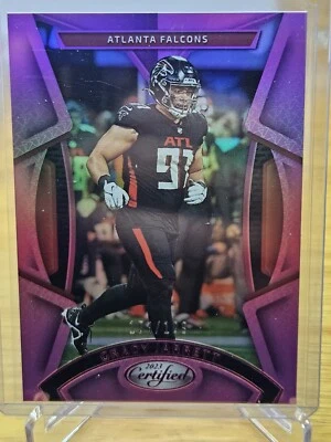 2023 Panini Certified Football Grady Jarrett Pink #154/199 Falcons - Image 1 of 2